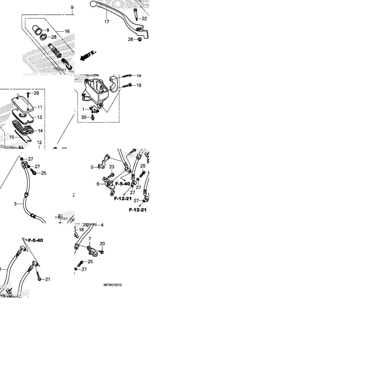 Front Brake Master Cylinder (2)