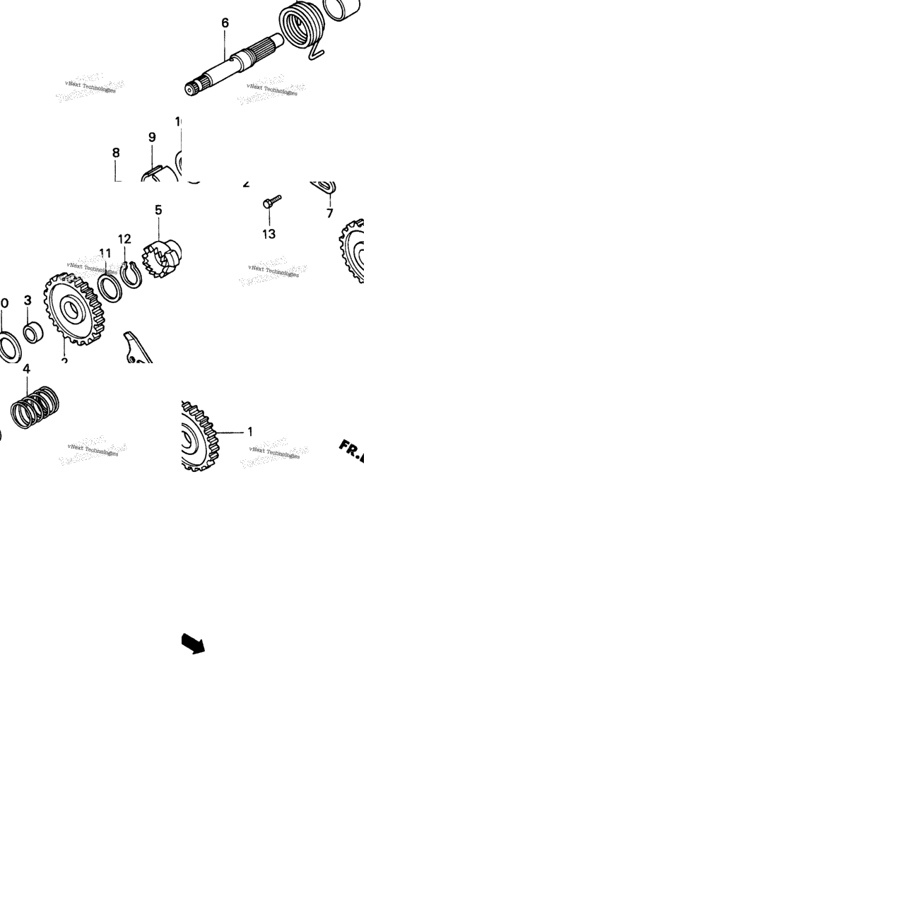 Kick Starter Spindle