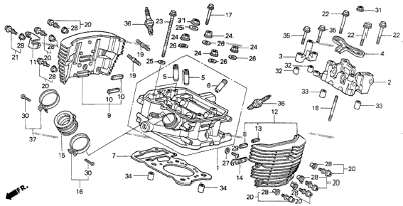 Cylinder Head (Rr.)
