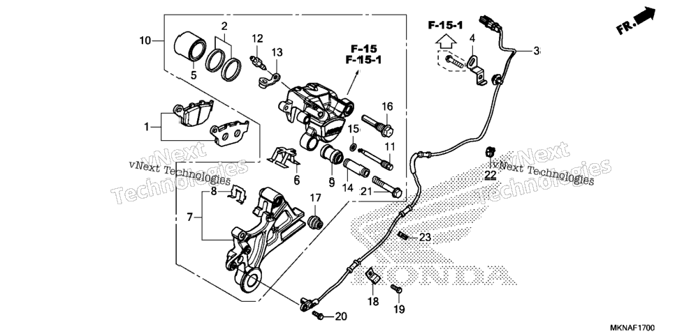 Rear Brake Caliper