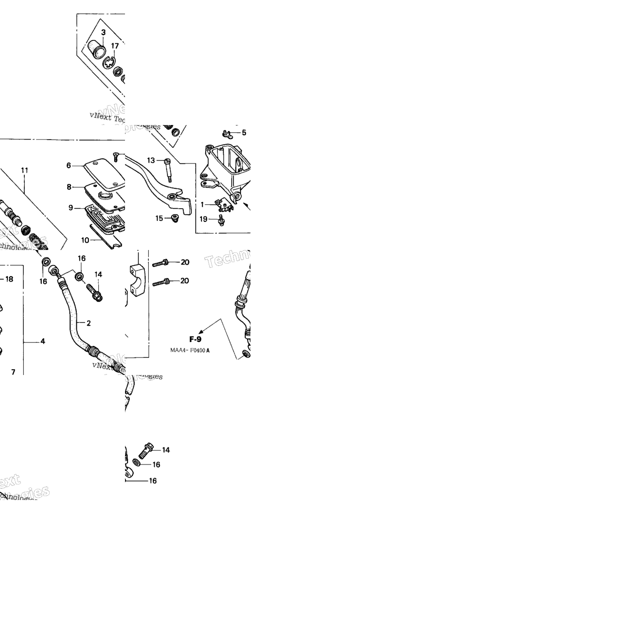 Front Brake Master Cylinder