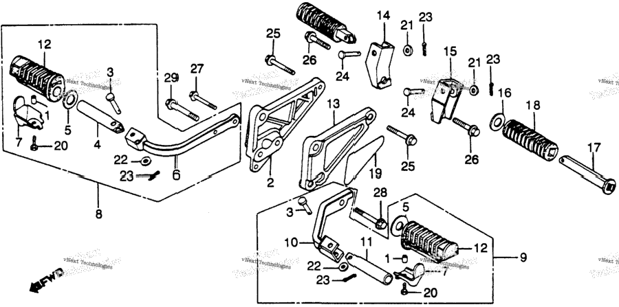 Footpegs