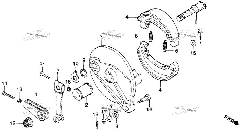 Rear Brake Panel