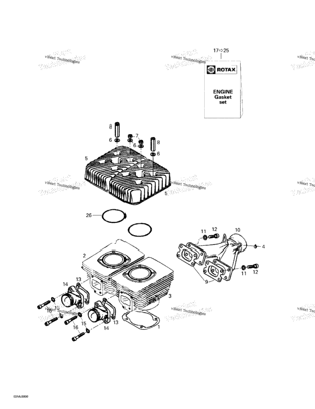 Cylinder, Exhaust Manifold