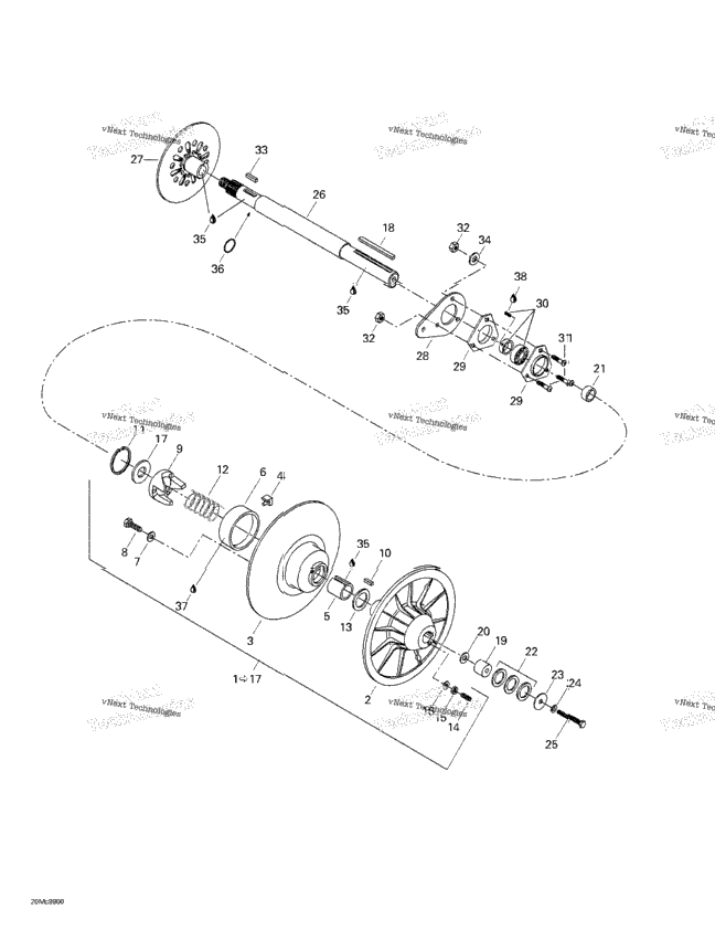 Driven Pulley
