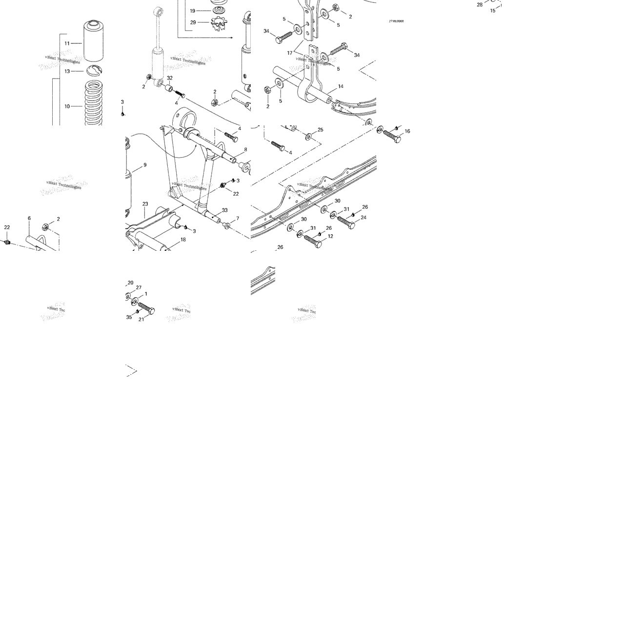 Front Arm, Rear Suspension