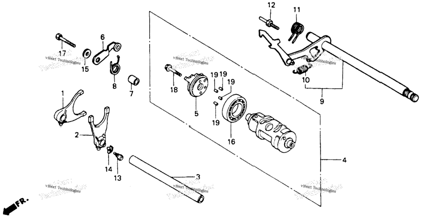 Gearshift Drum