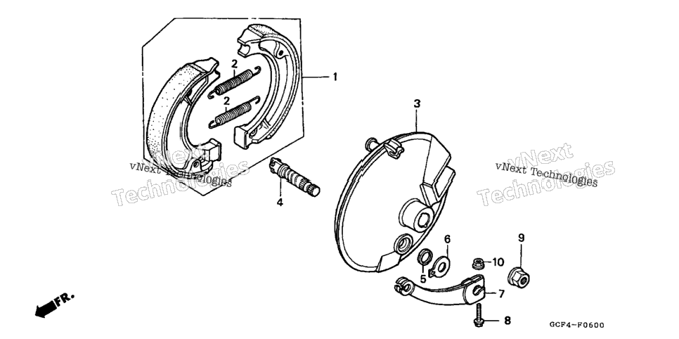 Front Brake + Panel