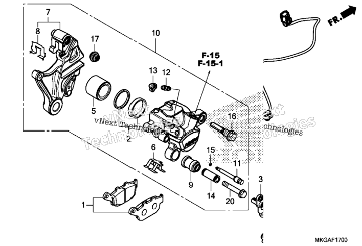 Rear Brake Caliper