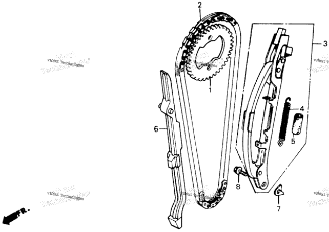 Cam Chain 84-85