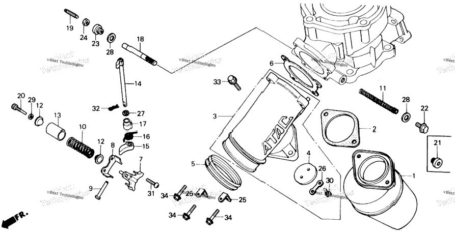 Exhaust Manifold 84-86