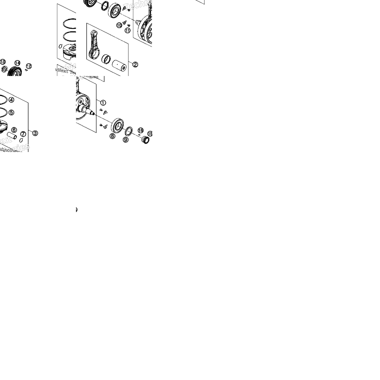 Crankshaft, Piston