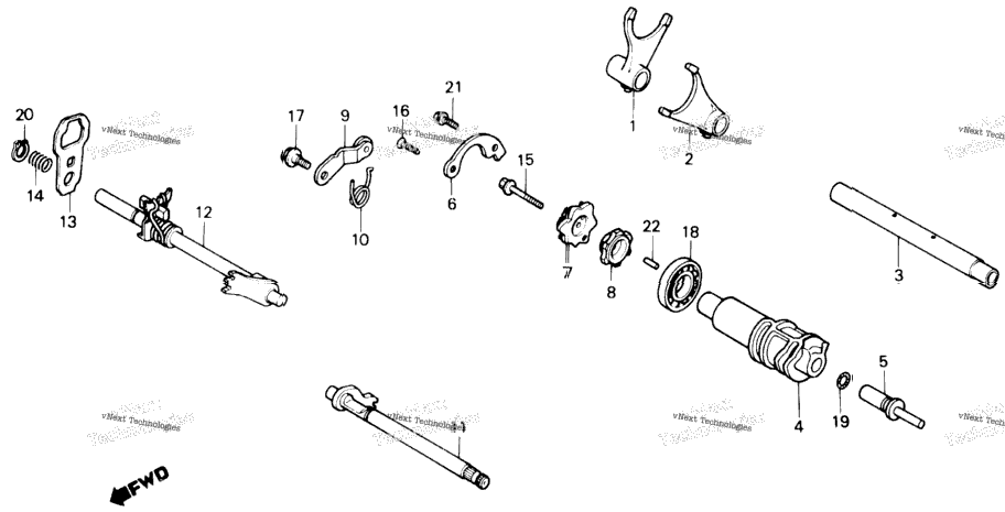 Gearshift Drum