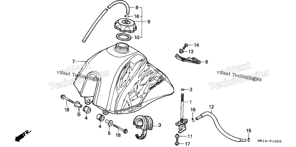 Fuel Tank 95-97