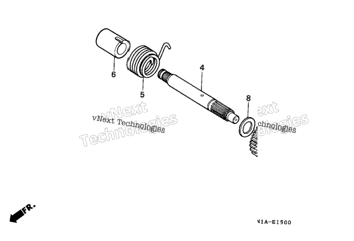 Kick Starter Spindle