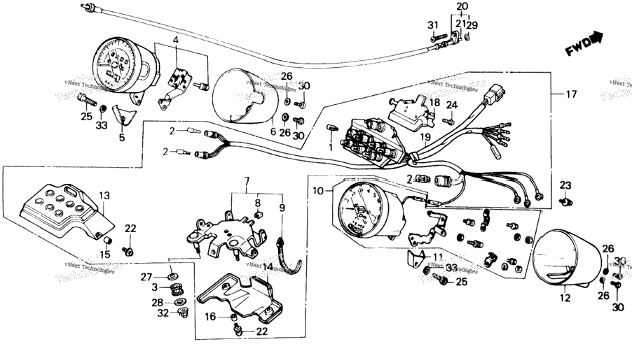 Speedometer + Tachometer