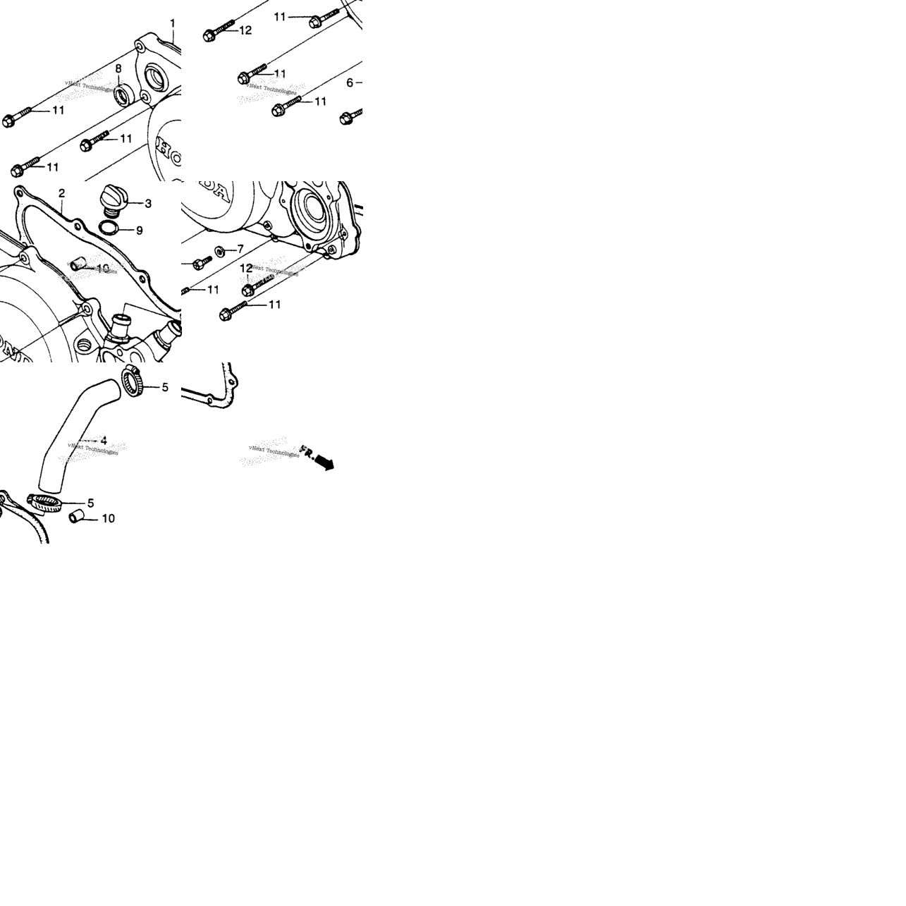 Right Crankcase Cover 84-86