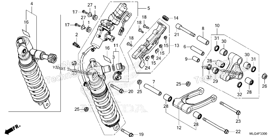 Rear Shock Absorber