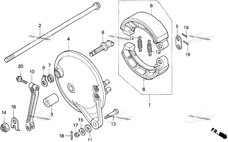 Rear Brake Panel