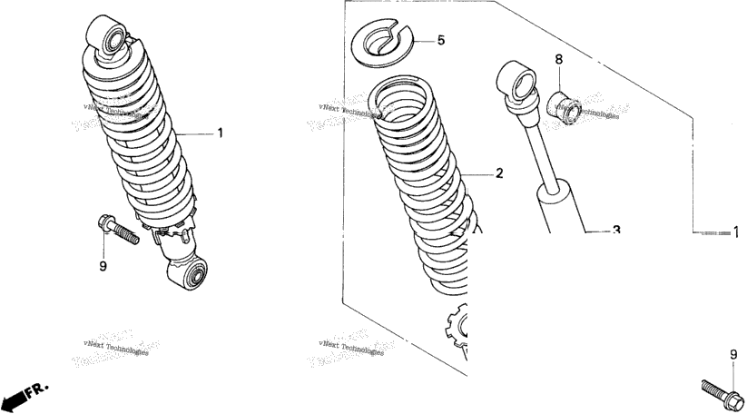Rear Shock Absorber