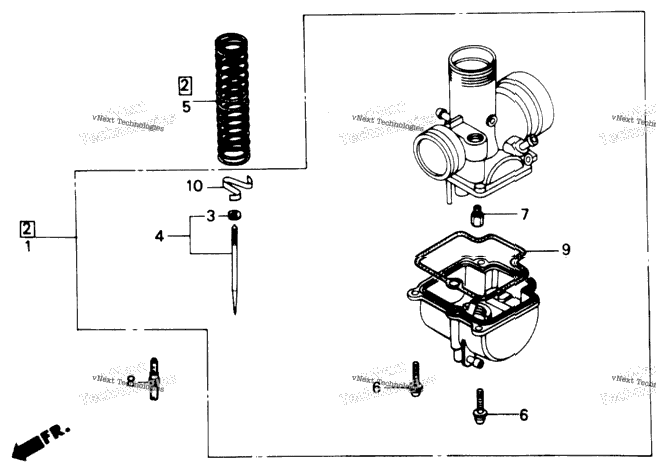 Carburetor O.P. Parts Kit