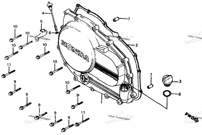 Right Crankcase Cover