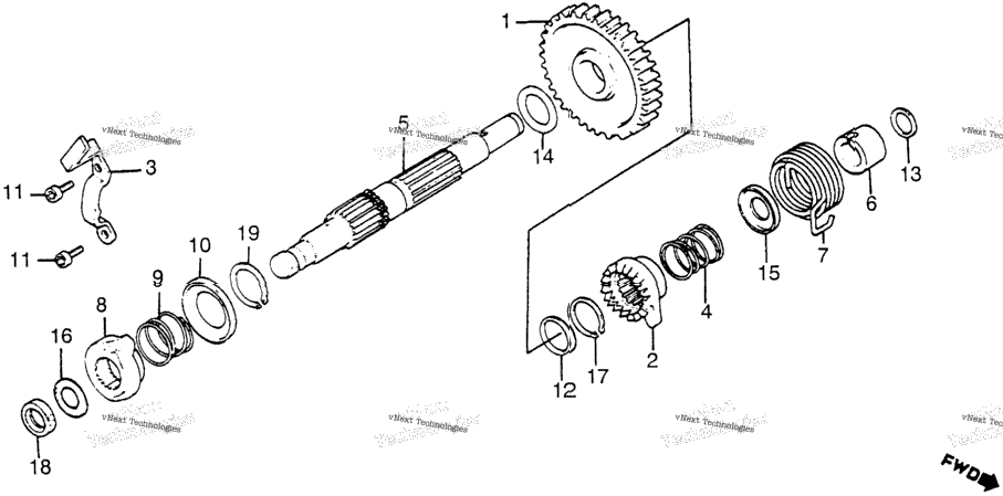 Kick Starter Spindle