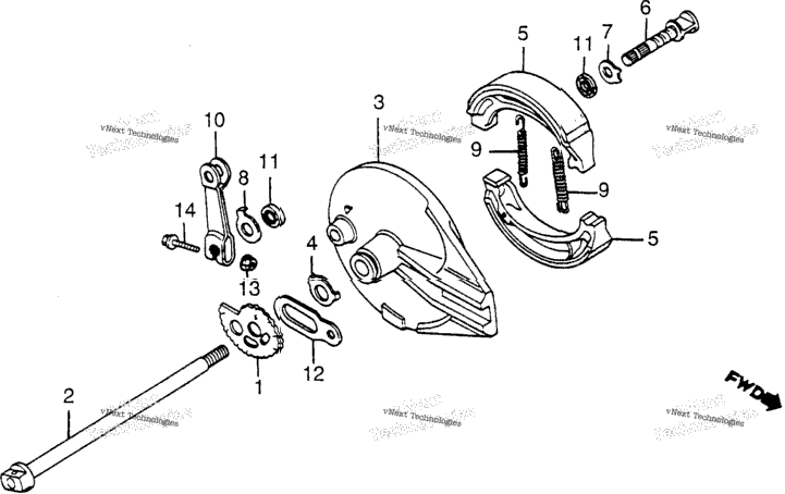Rear Brake Panel