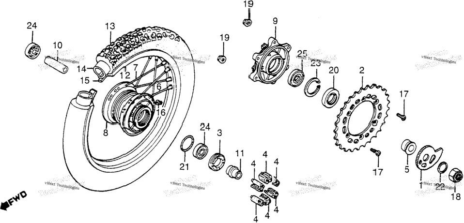 Rear Wheel