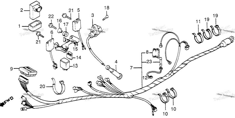 Wire Harness + Ignition Coil
