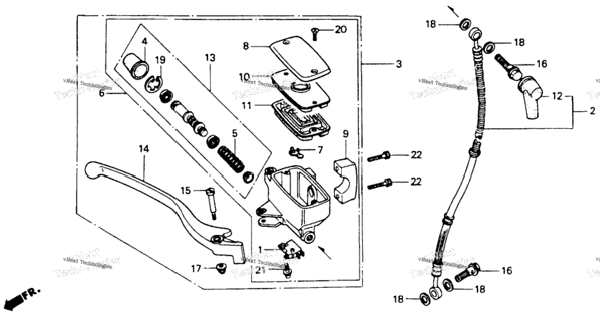 Front Brake Master Cylinder