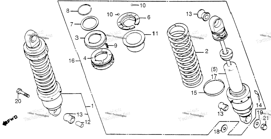 Rear Shock Absorber