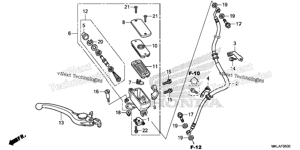 Front Brake Master Cylinder (1)