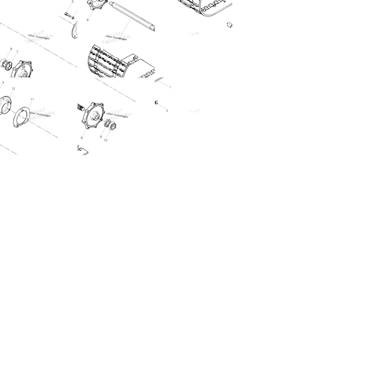 Drive Axle, Track And Belt Guard