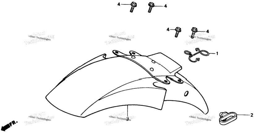 Front Fender 88-89