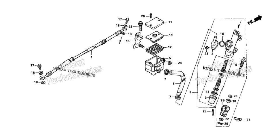 Rear Brake Master Cylinder