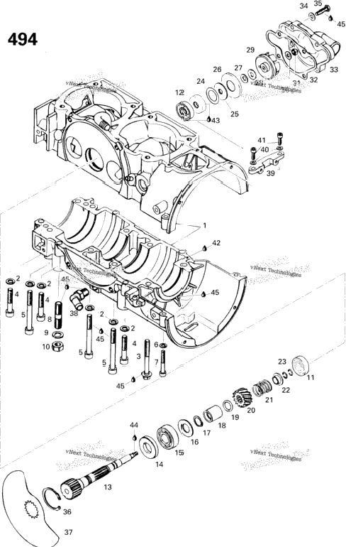 Crankcase (500)