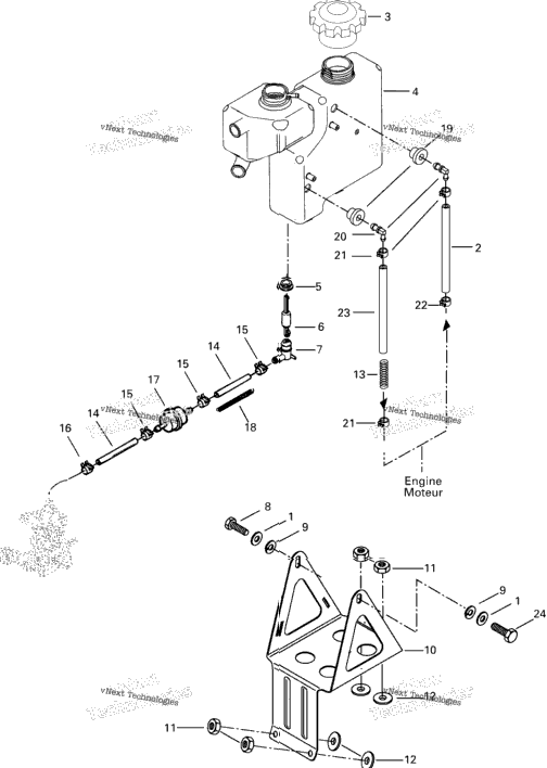 Oil Tank And Support 500