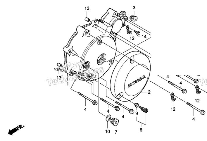 Left Crankcase Cover