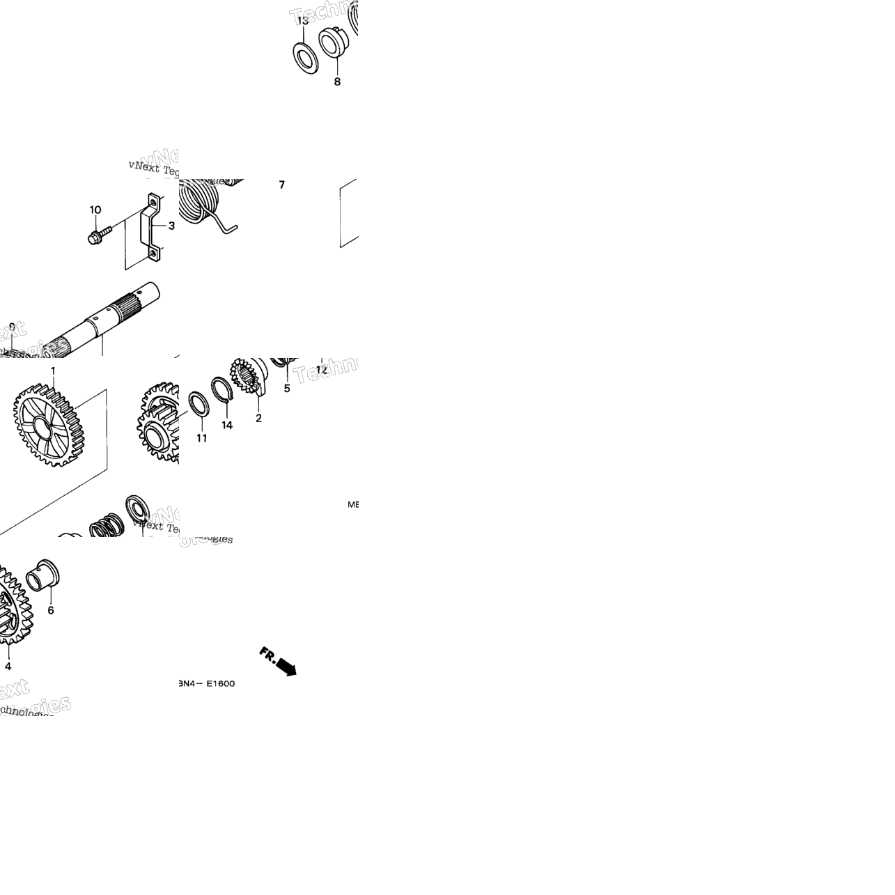 Kick Starter Spindle