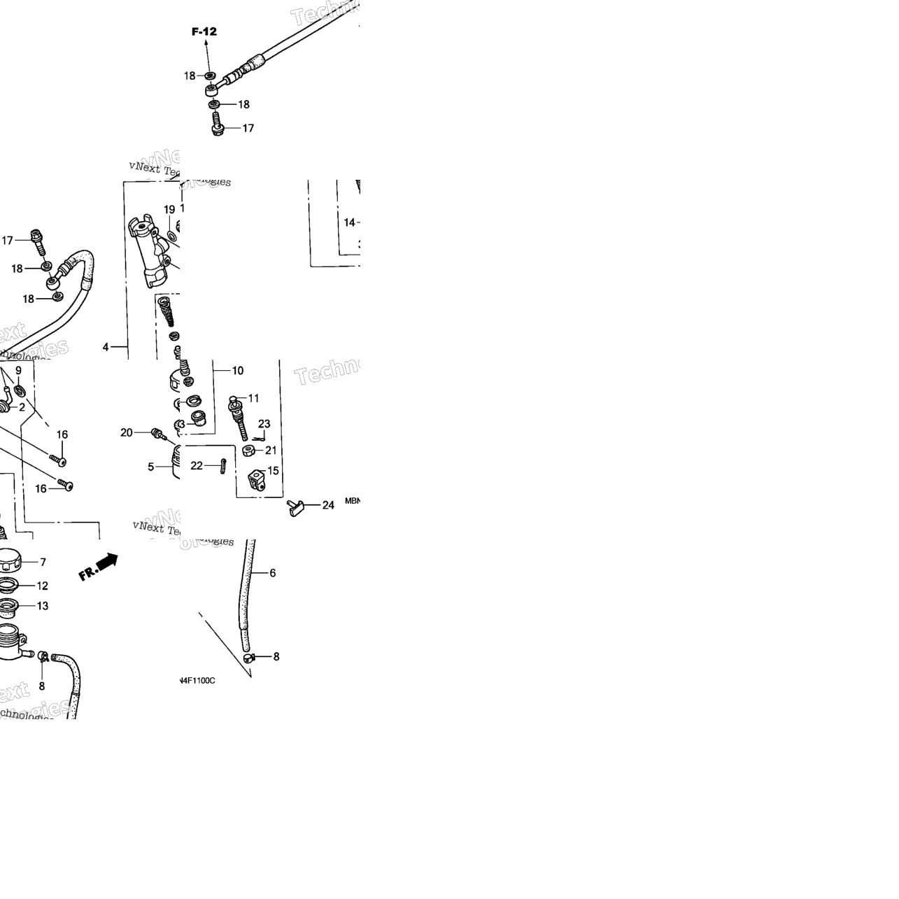 Rear Brake + Master Cylinder