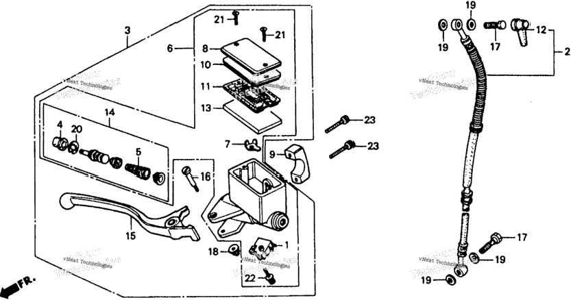 Front Brake Master Cylinder