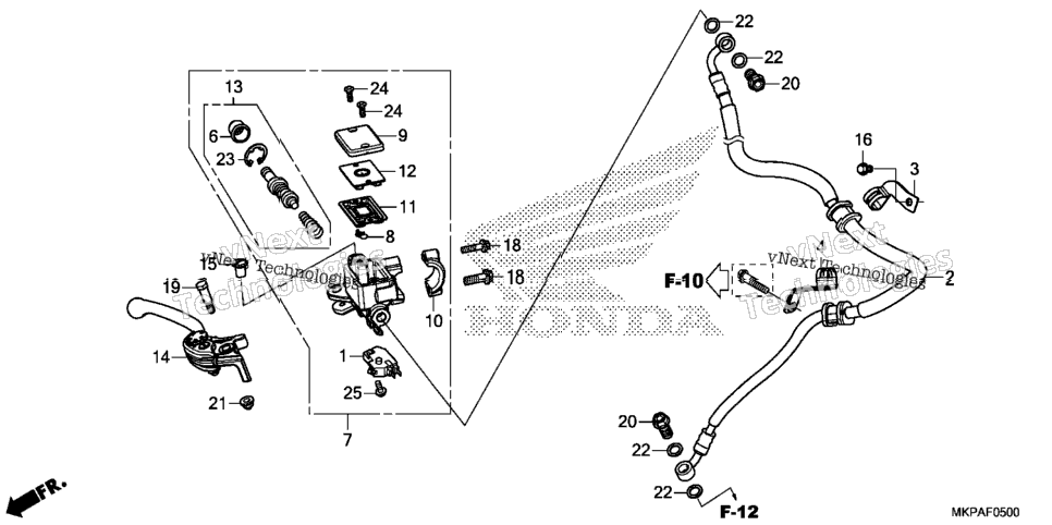 Front Brake Master Cylinder (1)