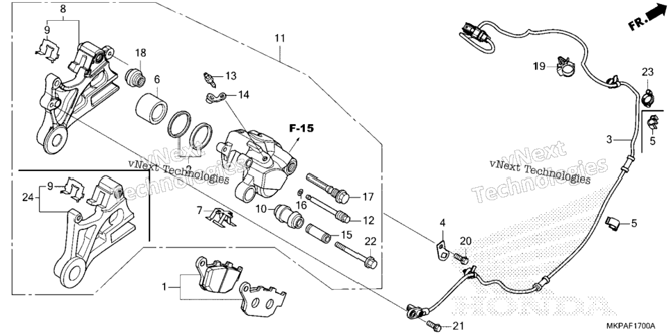 Rear Brake Caliper