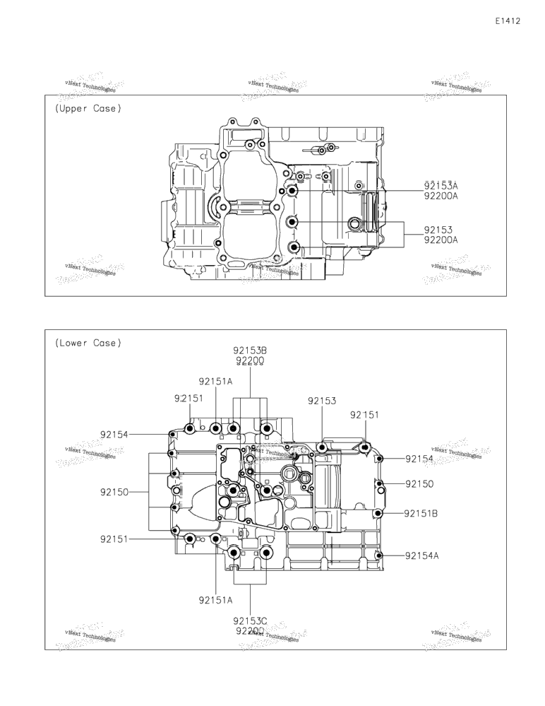 Crankcase Bolt Pattern
