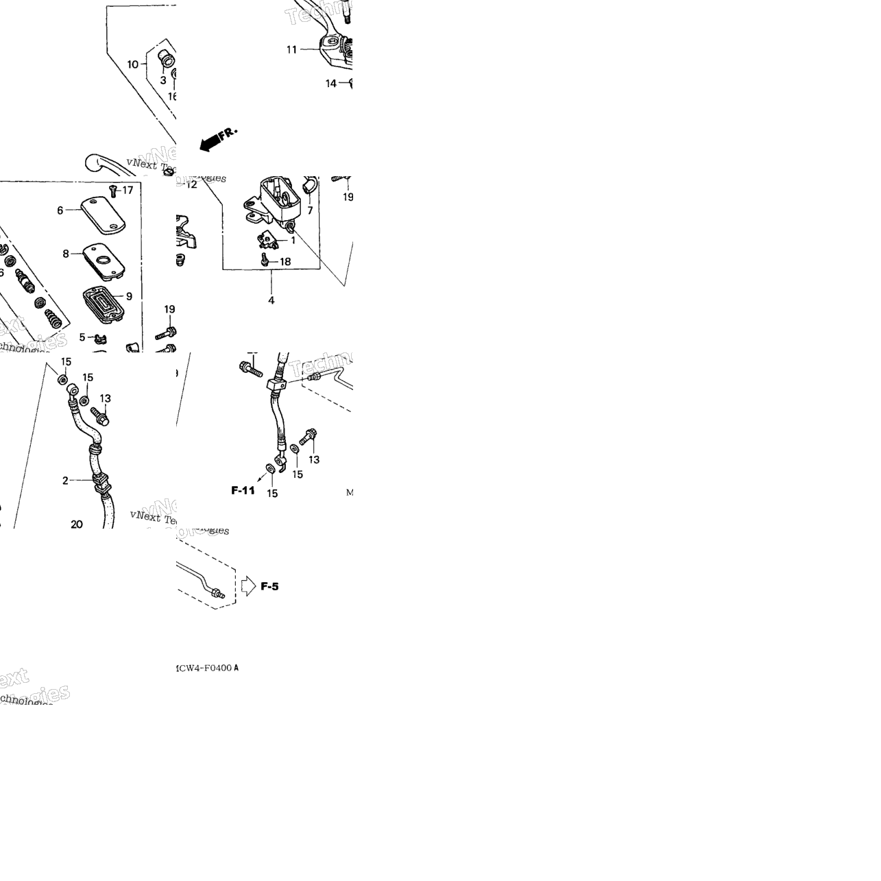 Front Brake Master Cylinder