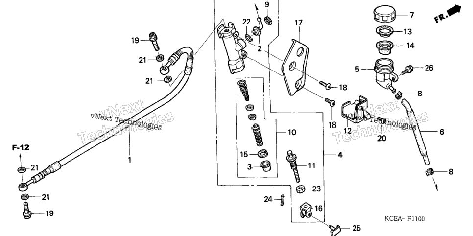 Rear Brake Master Cylinder