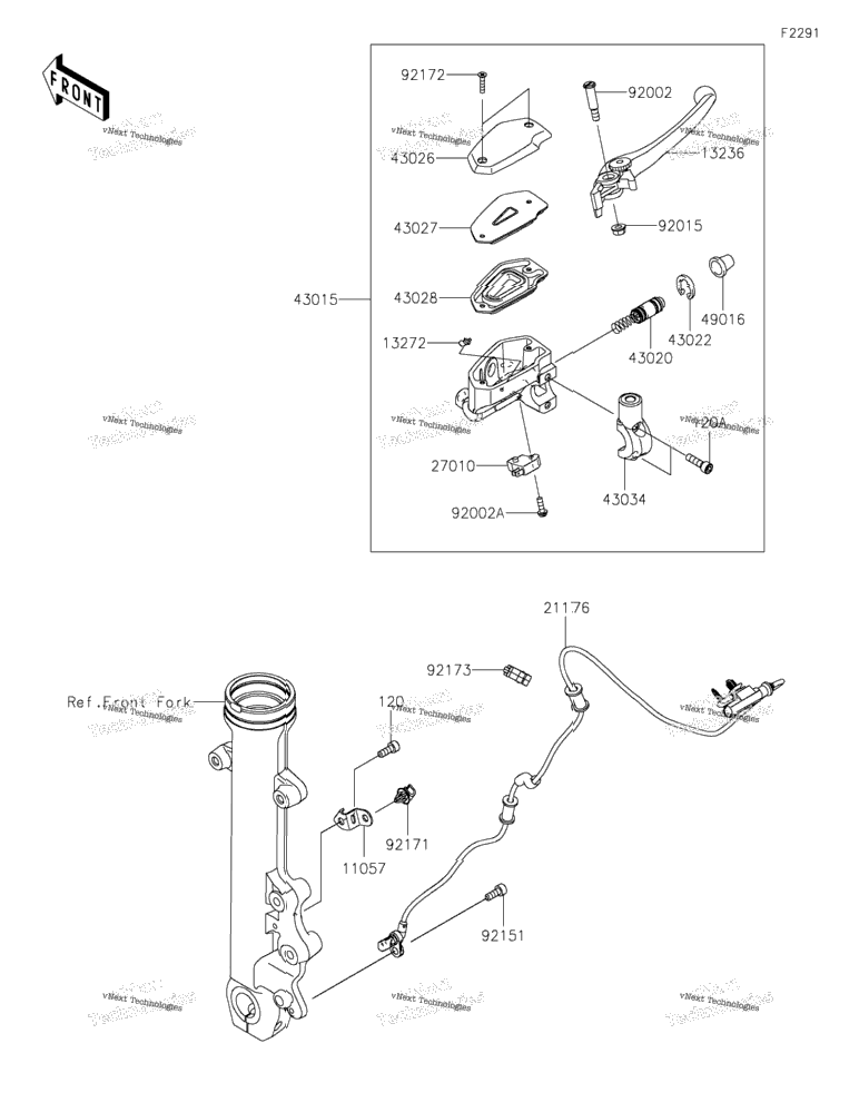 Front Master Cylinder
