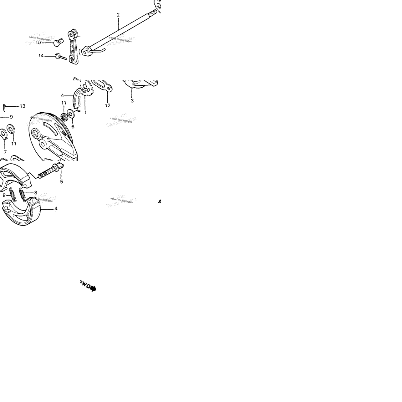 Rear Brake Panel