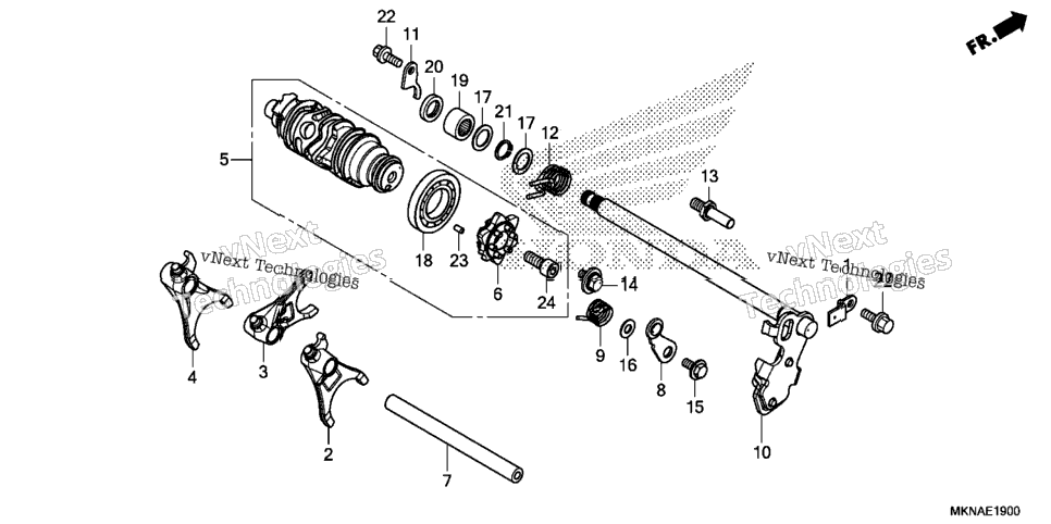 Gearshift Drum